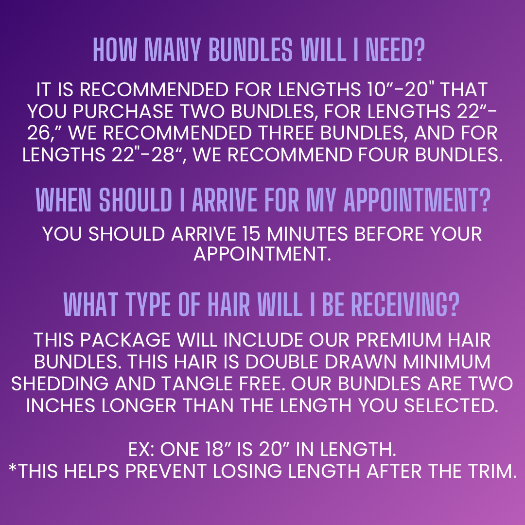 All Inclusive Traditional Sew-in Package (Appointment with LaMetrius)