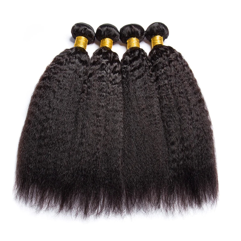 Kinky Straight Hair Bundles - Premium Quality Natural Hair Extensions