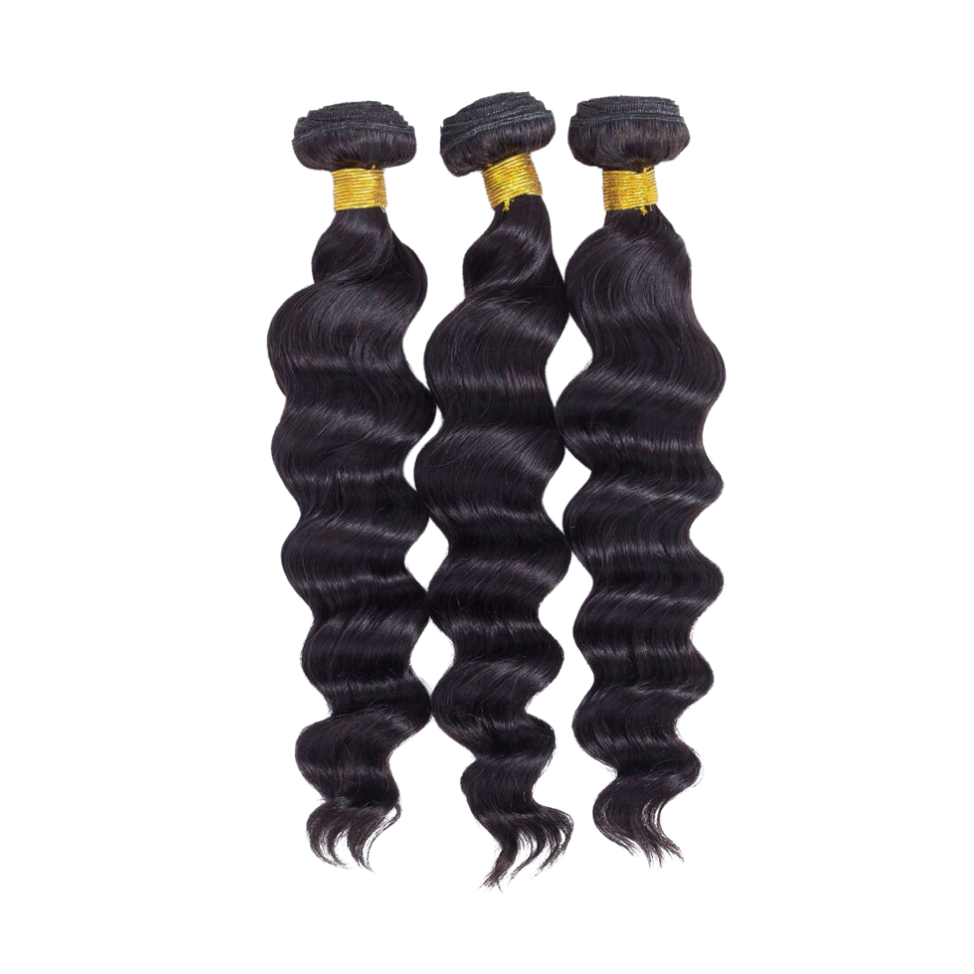 Virgin Loose Deep Wave Bundles - Thick, Bouncy, and Beautiful Curls