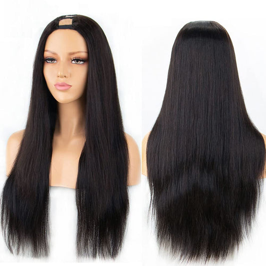 Straight U-Part Wig